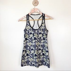 Lululemon CRB Cool Racerback Tank Top Floral